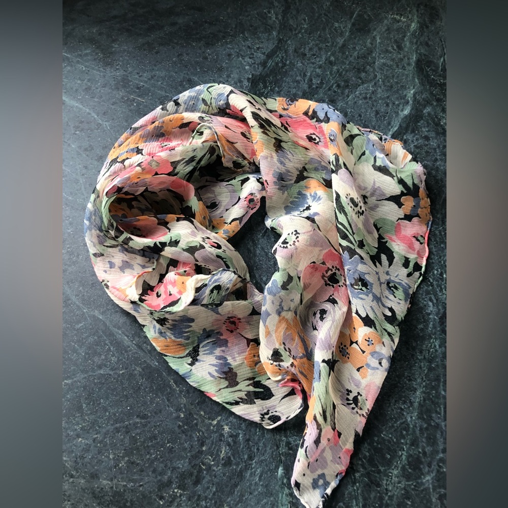multicolored, cotton Polo Ralph Lauren scarf